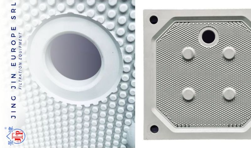 Piastre filtranti da incasso 800 x800 con piastra a camera della migliore qualità per presse filterp per industrie metallurgiche