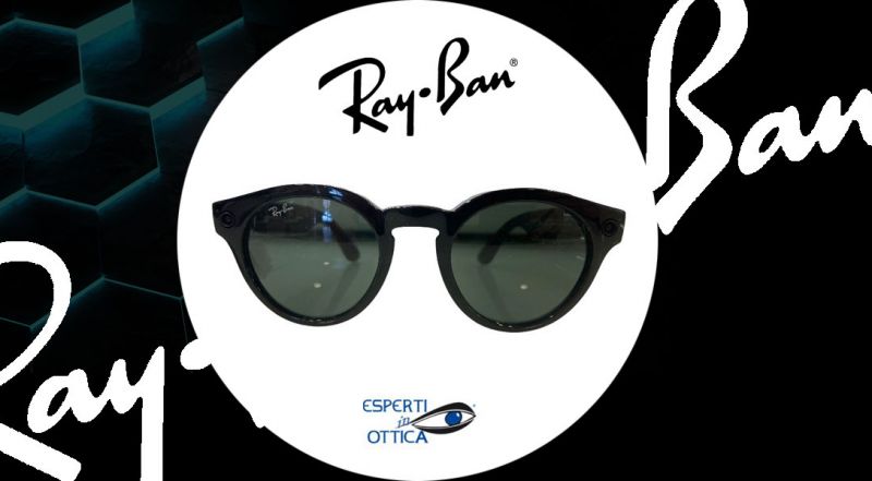  OFFERTA VENDITA ONLINE OCCHIALI DA SOLE RAYBAN STORIES ROUND RW4003 COLORE SHINY BLACK SCONTATI - ESPERTI IN OTTICA